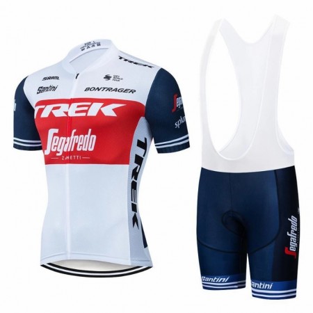 Tenue Cycliste et Cuissard à Bretelles 2020 Trek-Segafredo Femme N001